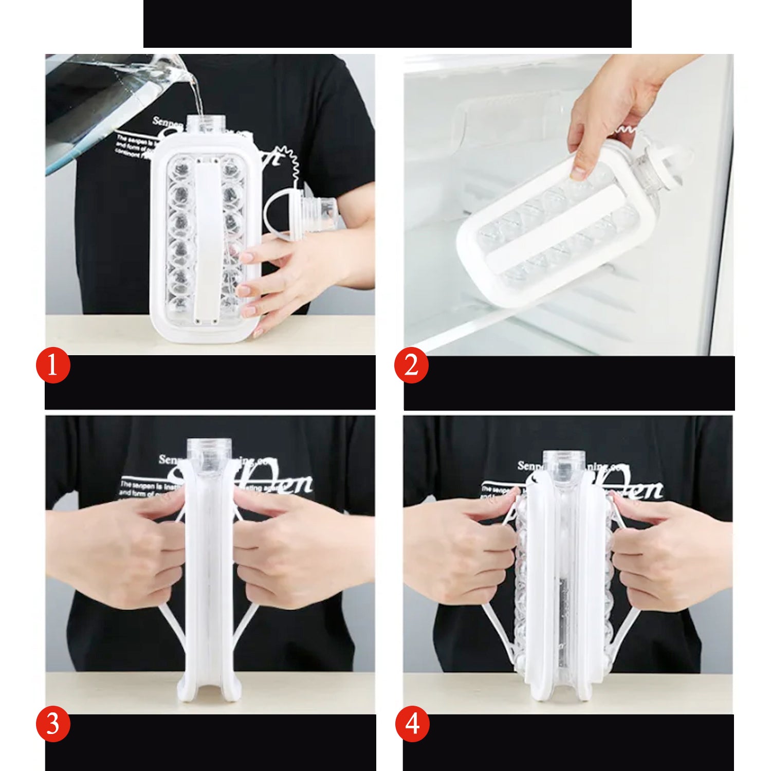 5359 Ice Tray, Foldable Ice Cube Molds with Lid,2-in-1 Ice Box, Ice Cube Speeder, Ice Ball Maker, Ice Cube Making Bottle,14-Ice Balls, For outing camping hiking DeoDap 5359 Ice Tray, Foldable Ice Cube Molds with Lid,2-in-1 Ice Box, Ice Cube Speeder, Ice Ball Maker, Ice Cube Making Bottle,14-Ice Balls, For outing camping hiking DeoDap